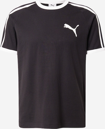 PUMA Paita 'T7 Big Cat Ringer' värissä musta / valkoinen, Tuotenäkymä
