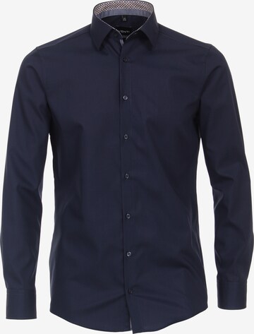 VENTI Business Shirt in Blue: front