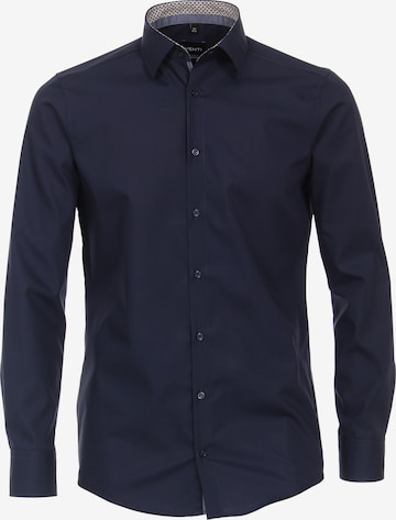 VENTI Business Shirt in Blue: front