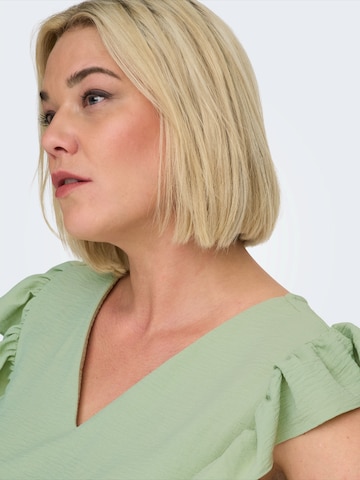 ONLY Carmakoma - Vestido 'CARMetta' em verde