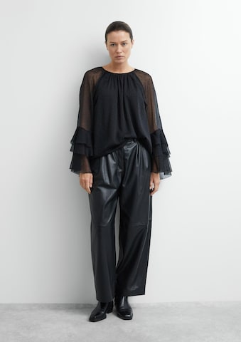 COMMA Blouse in Zwart: voorkant