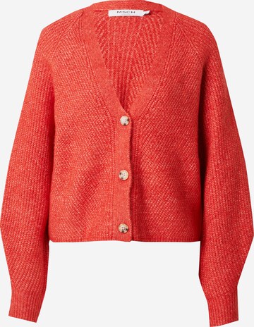 MSCH COPENHAGEN Cardigan 'Petunia Peggy' i rød: forside