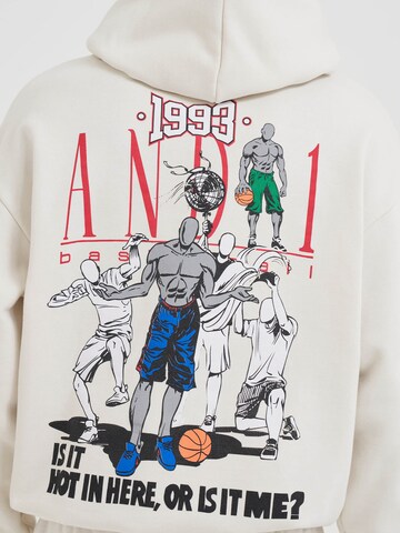 AND1 Sweatshirt 'Core Retro' in Beige