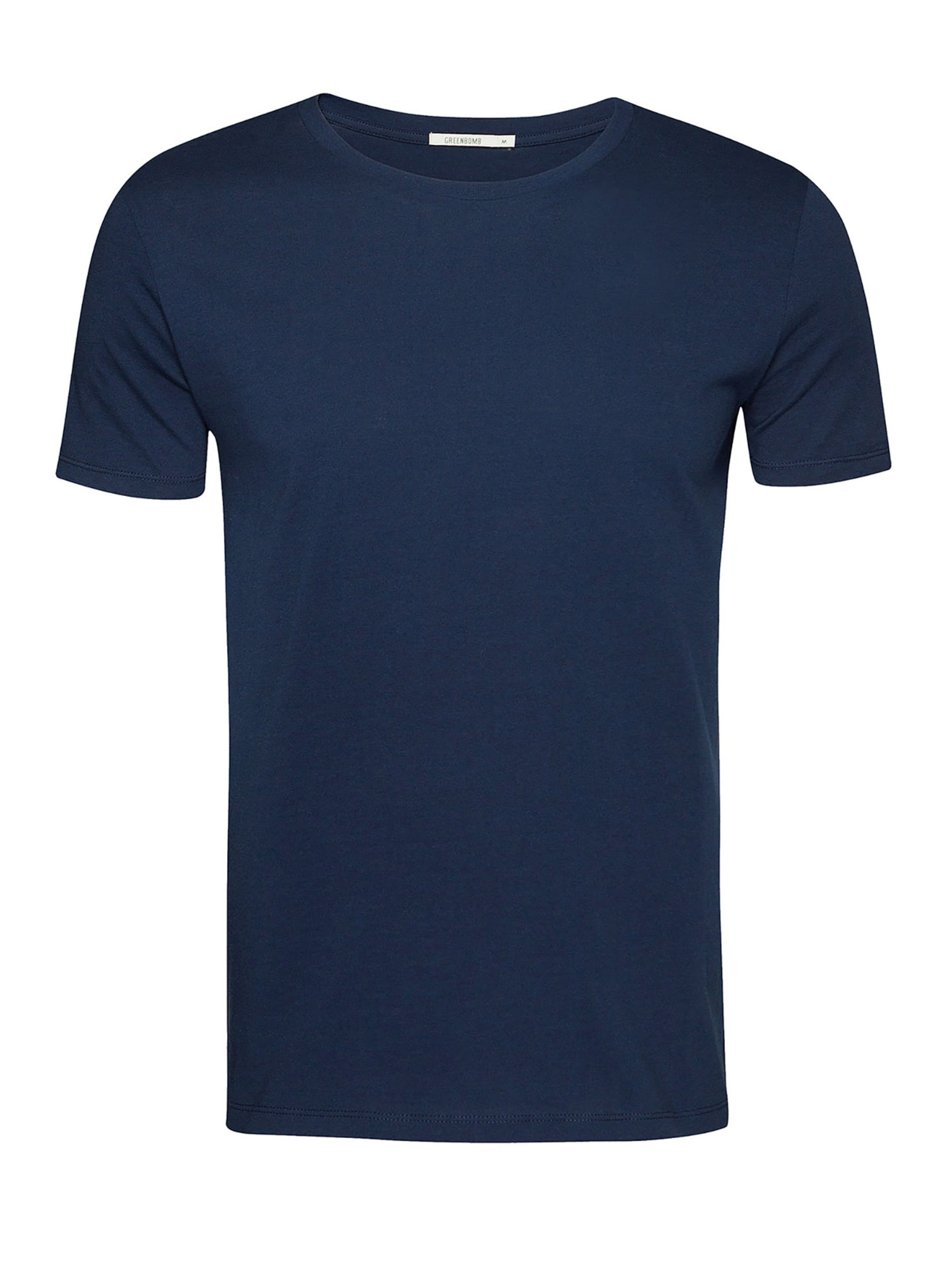 Maglietta di GREENBOMB in blu: frontale