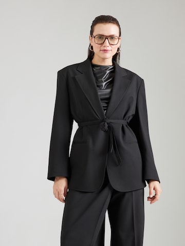 BOSS Orange Blazer | črna barva: sprednja stran