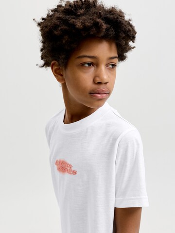 Jack & Jones Junior - Camiseta 'JCOFUSION' en blanco