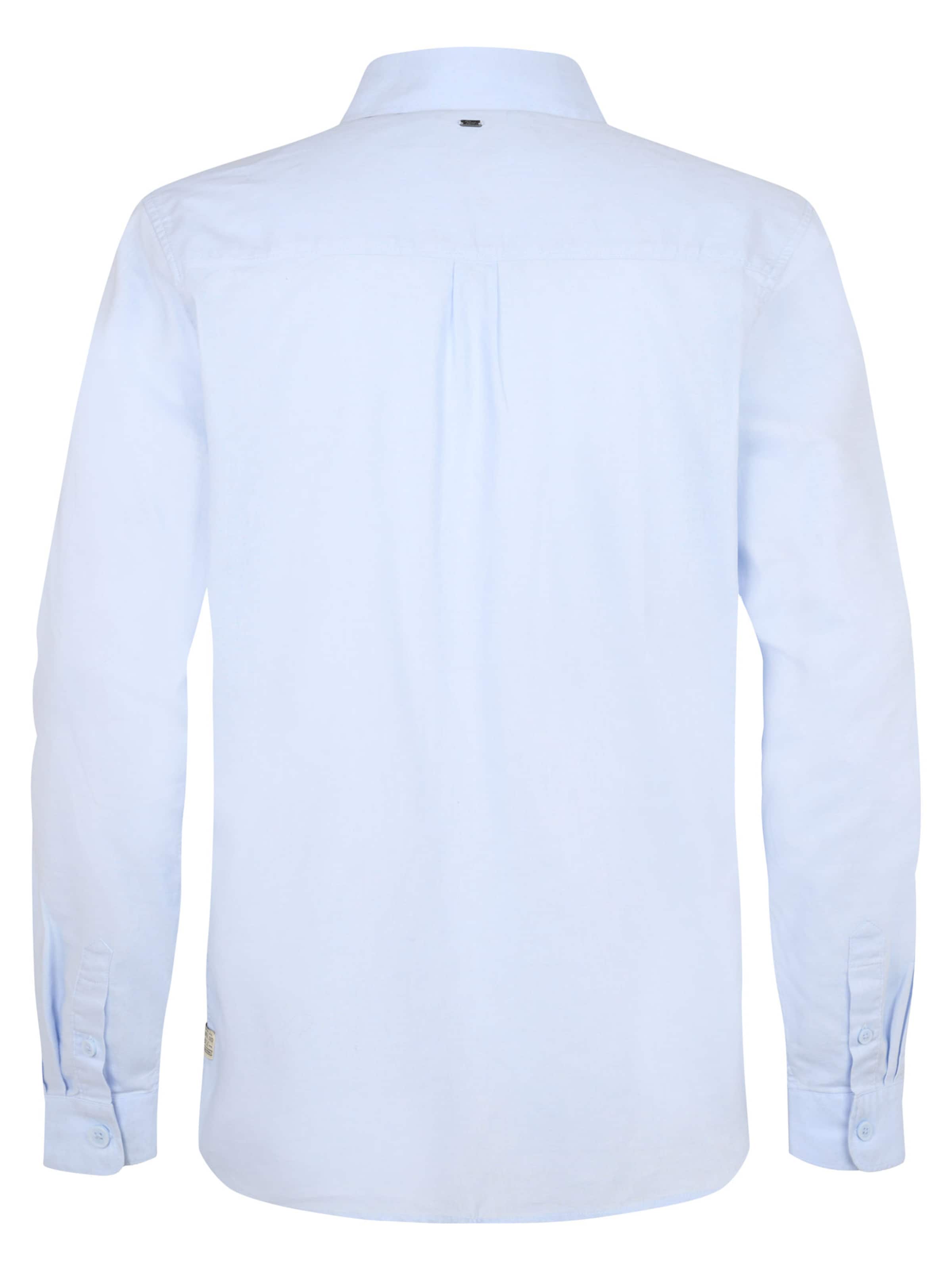 Petrol Industries Regular Fit Hemd 'Canyonero' in Blau