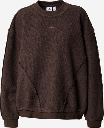 ADIDAS ORIGINALS Sweatshirt 'Cozy Loungewear' i brun: framsida