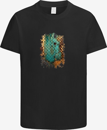 HUSKSWARE Shirt 'Grafik' in Schwarz: Vorderseite