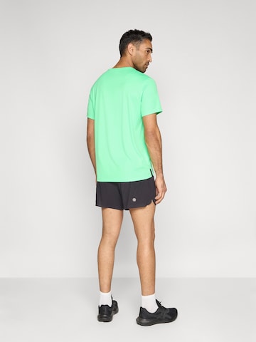 juoda ASICS Standartinis Sportinės kelnės 'METARUN 5IN'