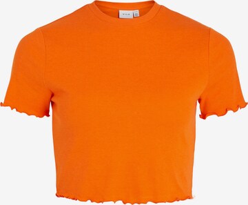 VILA Shirt in Oranje: voorkant