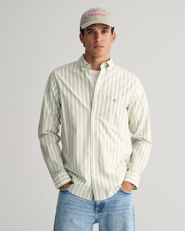 GANT Regular fit Business Shirt in Green: front