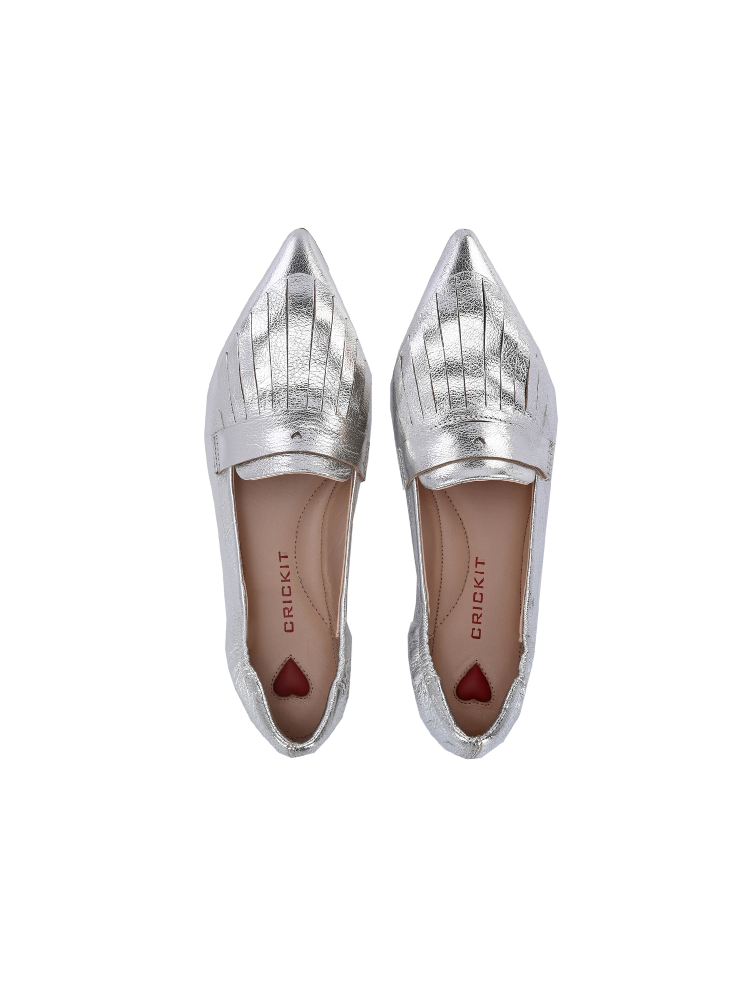 Crickit Slip-ons 'Janet' in Silver