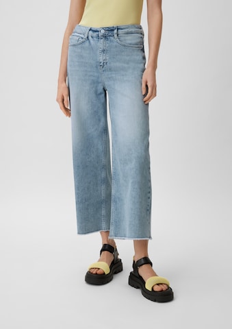 Wide Leg Jean comma casual identity en bleu : devant