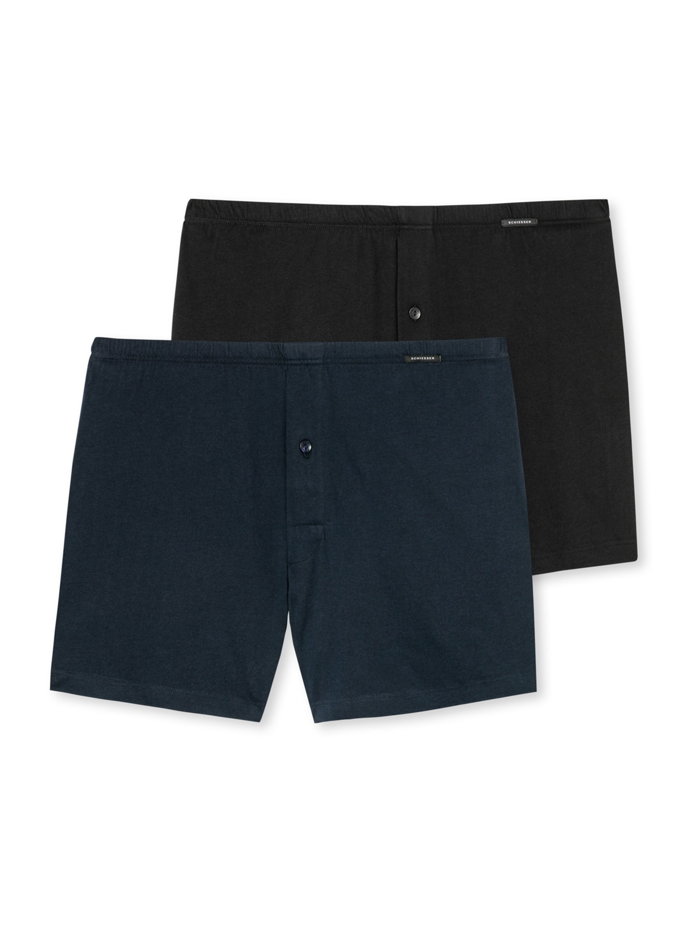 SCHIESSER Boxershorts in Blauw: voorkant