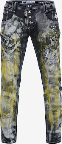 Rusty Neal Regular Jeans 'MORI' in Zwart: voorkant