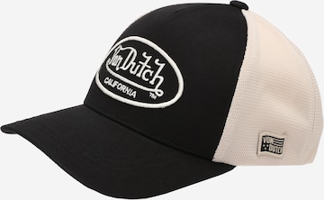 Cappello da baseball di Von Dutch Originals in nero: frontale