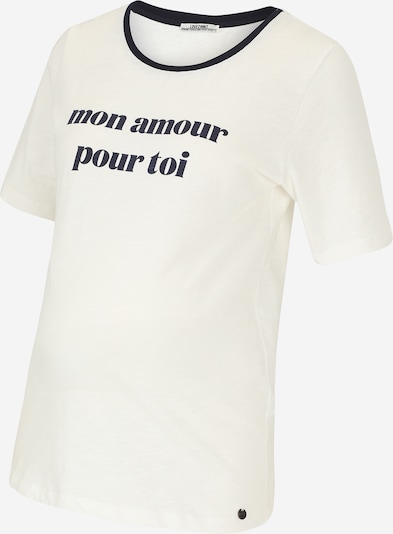 Marškinėliai 'Mon Amour' iš LOVE2WAIT, spalva – tamsiai mėlyna / balta, Prekių apžvalga