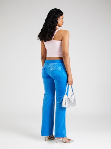 Juicy Couture Regular Hose 'DEL RAY' in Blau