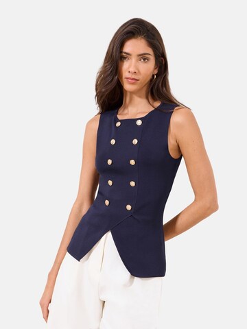 Gilet Lipsy en bleu : devant