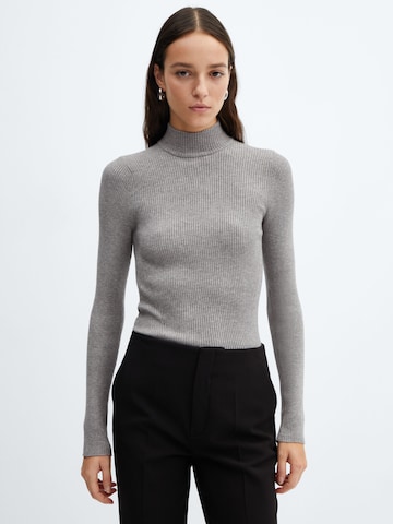 MANGO Sweater in Grey: front