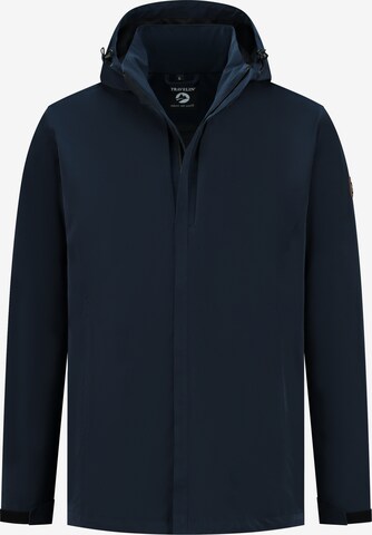 Travelin Performance Jacket 'Jack Davin ' in Blue: front