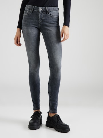 ESPRIT - Skinny Calças de ganga em preto: frente