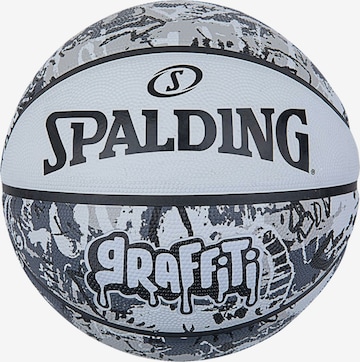 SPALDING Ball 'Spalding Graffiti Ball' in Grey: front