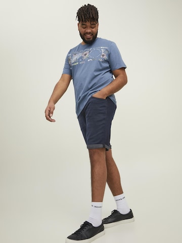 Jack & Jones Plus Regular Shorts 'RICK' in Blau