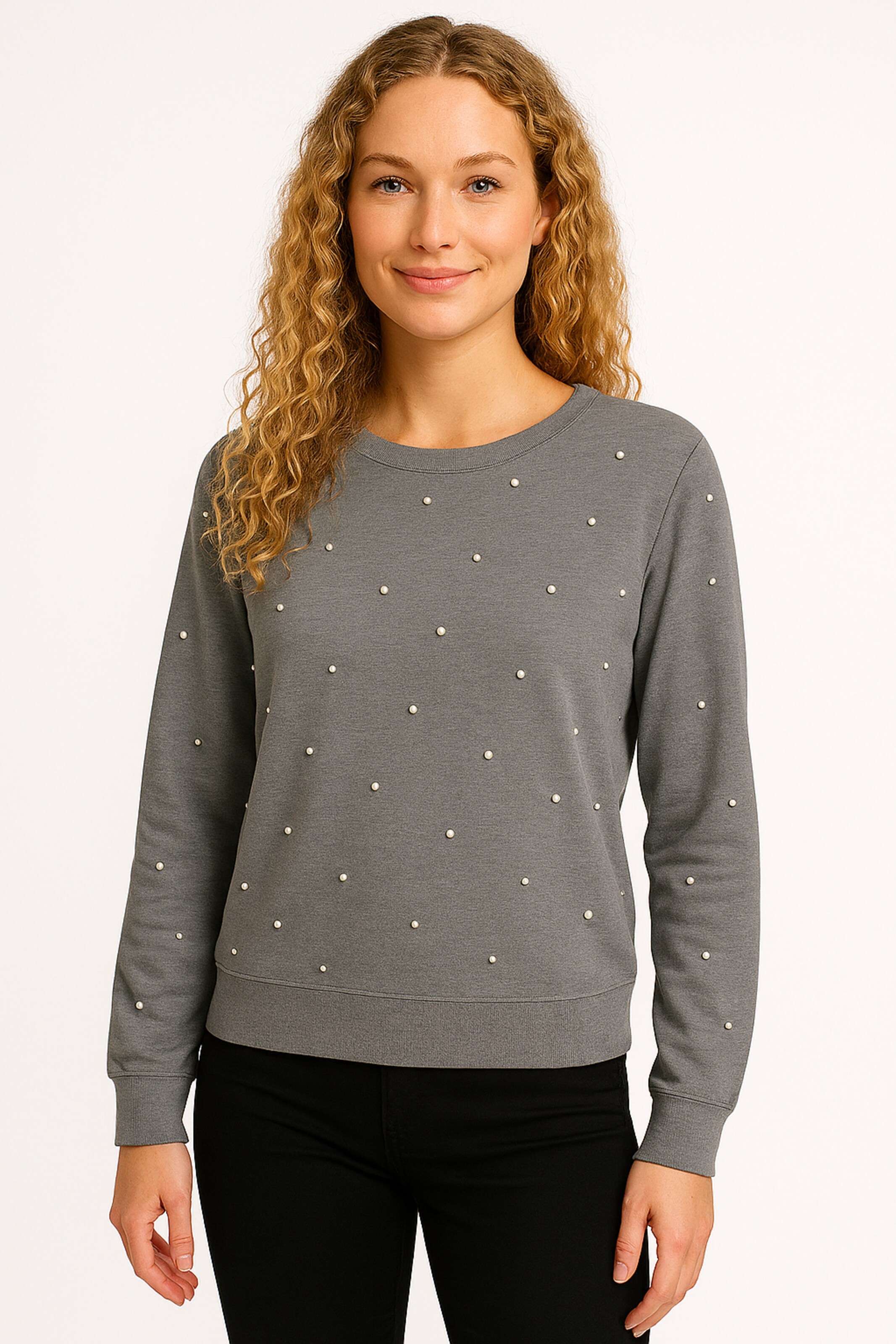 VERO MODA Pullover in Grau: Vorderseite