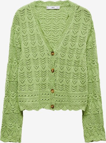 MANGO Cardigan 'SITO' i grøn: forside