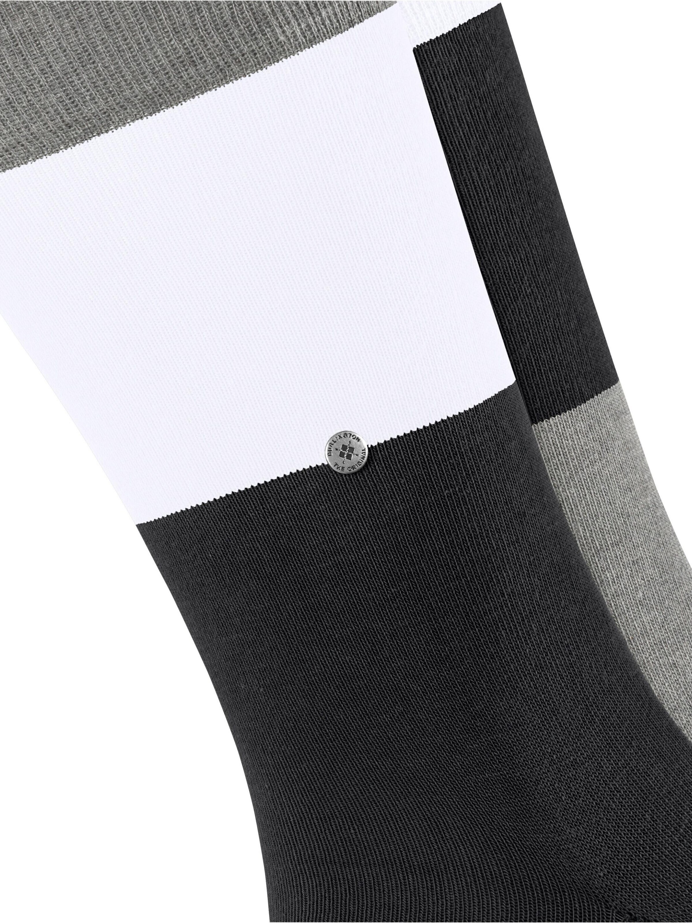 BURLINGTON Socks 'Magic Mismatch 2-Pack' in Black: front