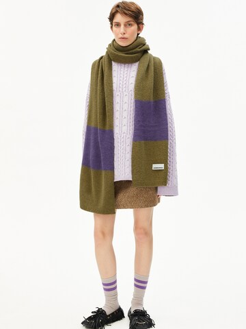 ARMEDANGELS Schal SAABE STRIPED UN-WASTED in Mischfarben: Vorderseite