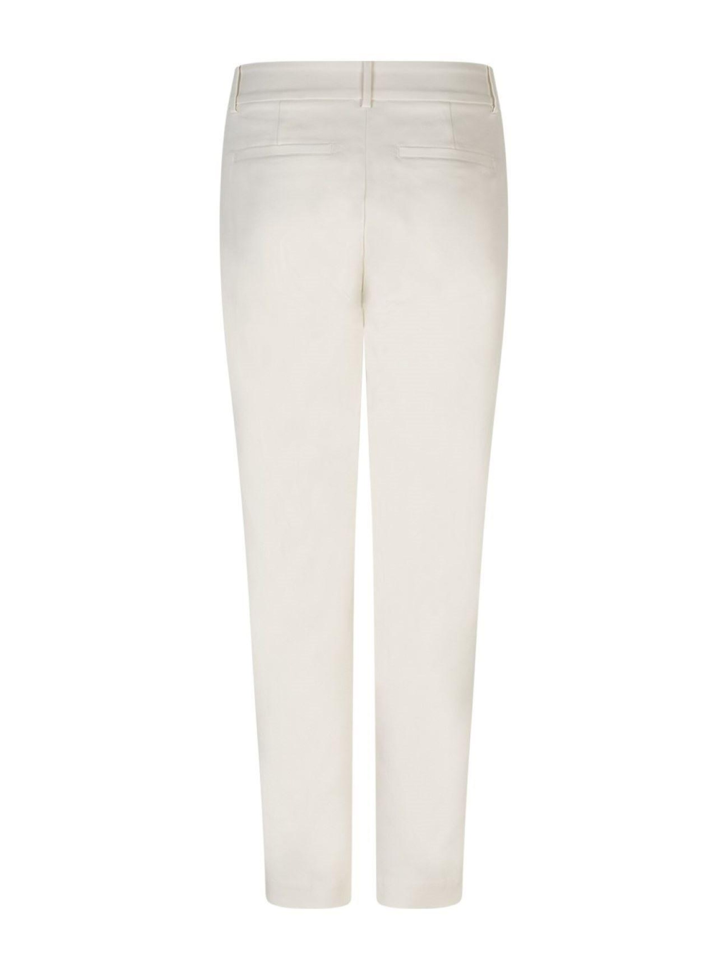 Red Button Regular Chino 'Red Button Diana L28 Pearl' in Wit