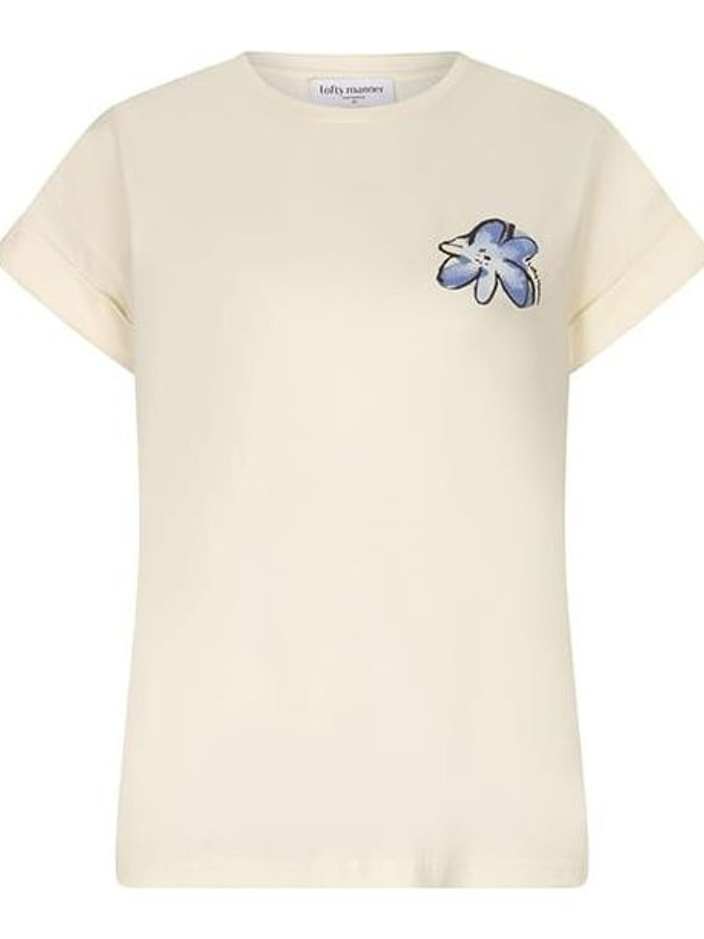 LOFTY MANNER Shirt 'RG04 - T-shirt Billy' in Wit: voorkant
