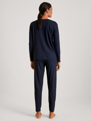 CALIDA Pajama 'Elegant Dreams' in Blue