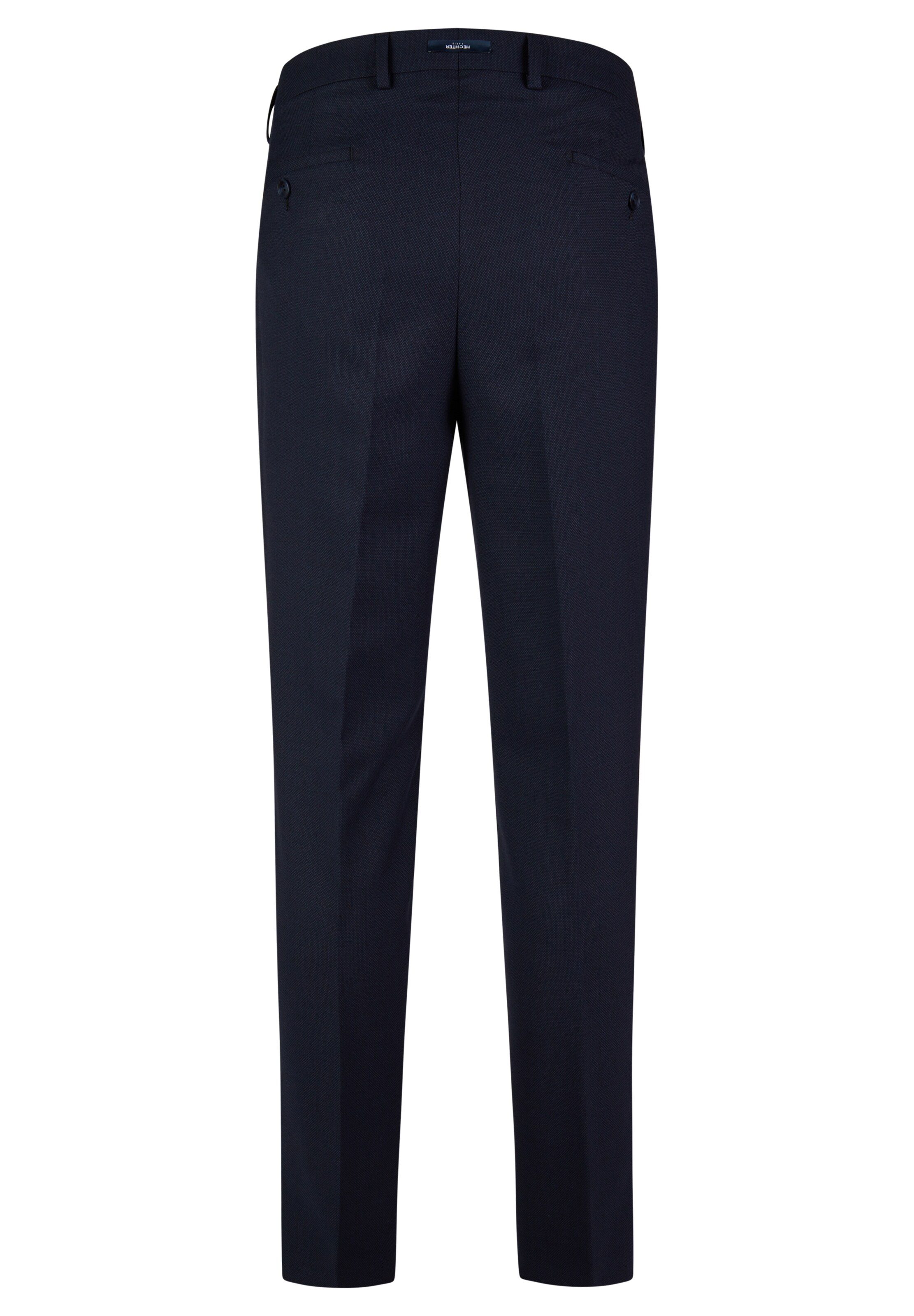 HECHTER PARIS Slim fit Pleated Pants in Blue