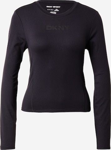 DKNY Performance Funkčné tričko - Čierna: predná strana