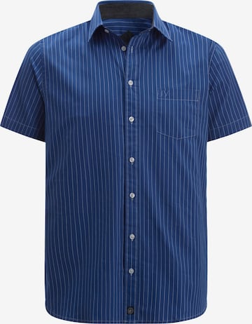 Jan Vanderstorm Button Up Shirt 'Perttu' in Blue: front