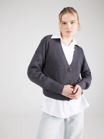 VERO MODA Knit cardigan 'Lea' in Grey: front