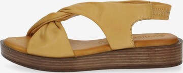 CAPRICE Sandale in Gelb