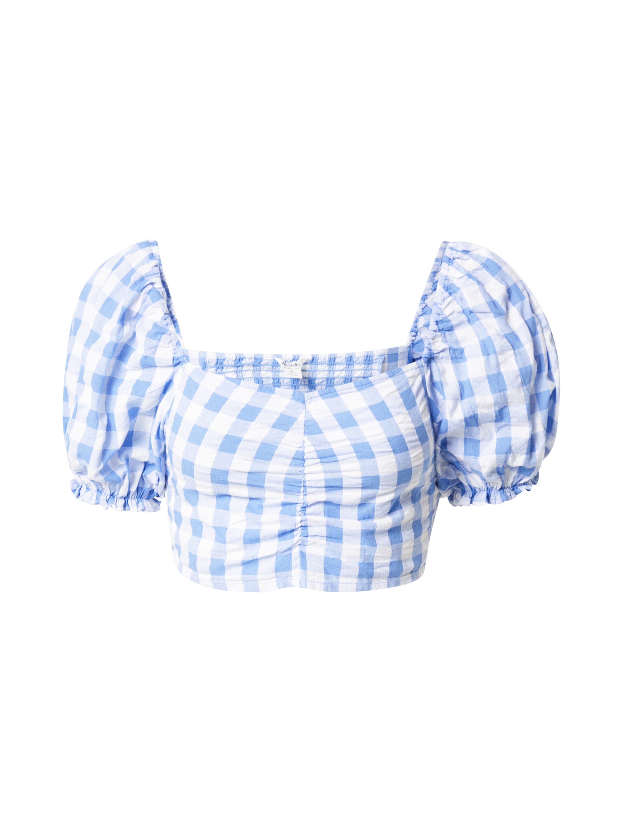 Monki Блузка в Синий: спереди