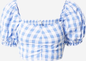 Camicia da donna di Monki in blu: frontale