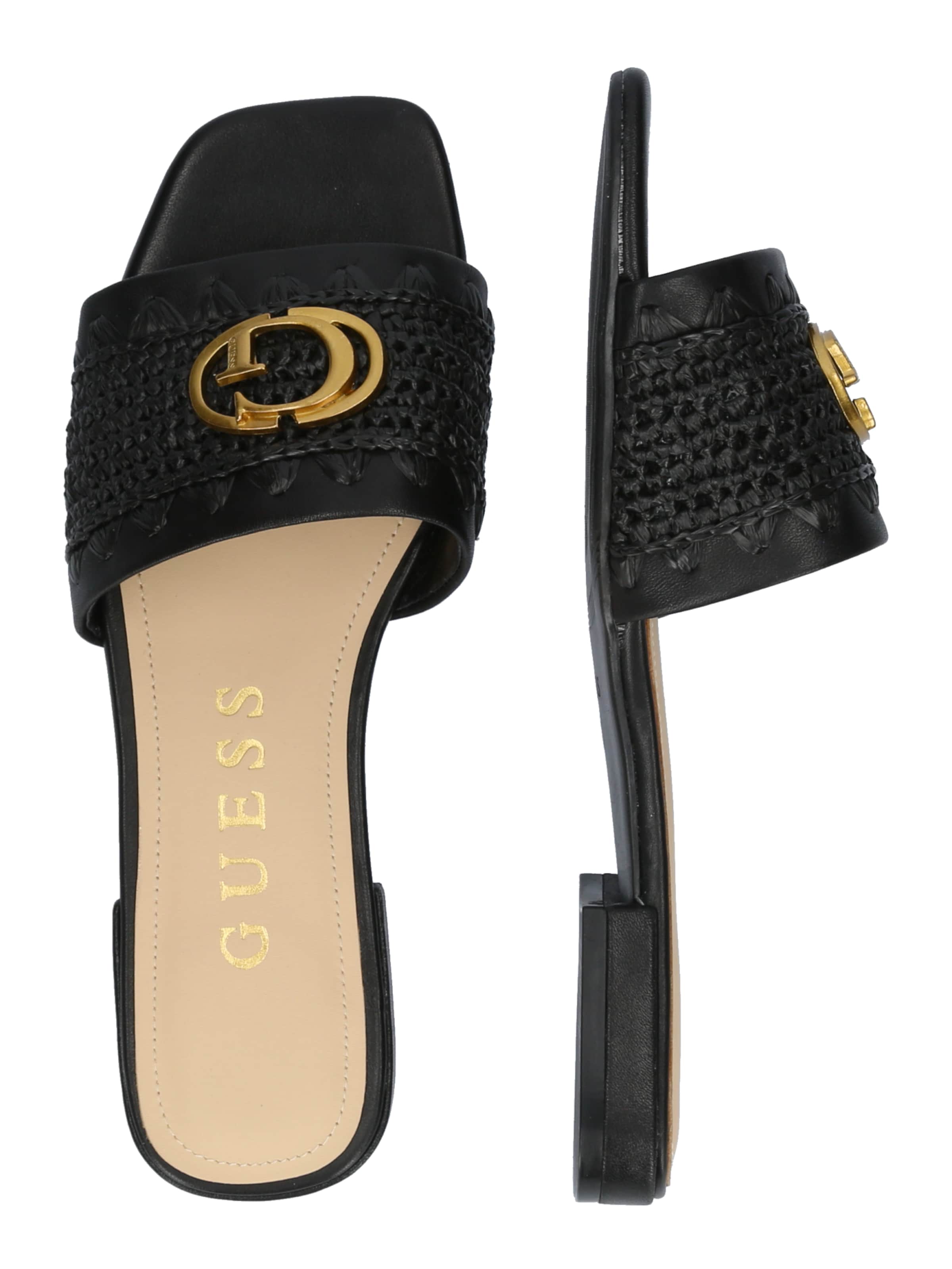 GUESS Pantolette 'Tamarra' in Schwarz