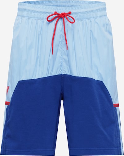 Pantaloni sport ADIDAS PERFORMANCE pe albastru / albastru deschis / roșu, Vizualizare produs