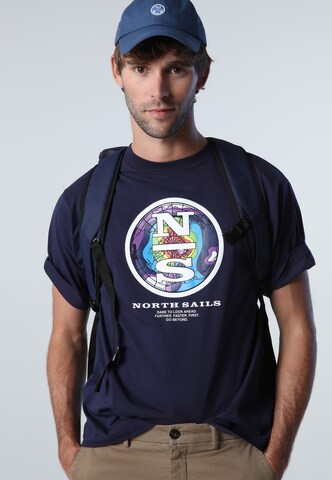 T-Shirt North Sails en bleu