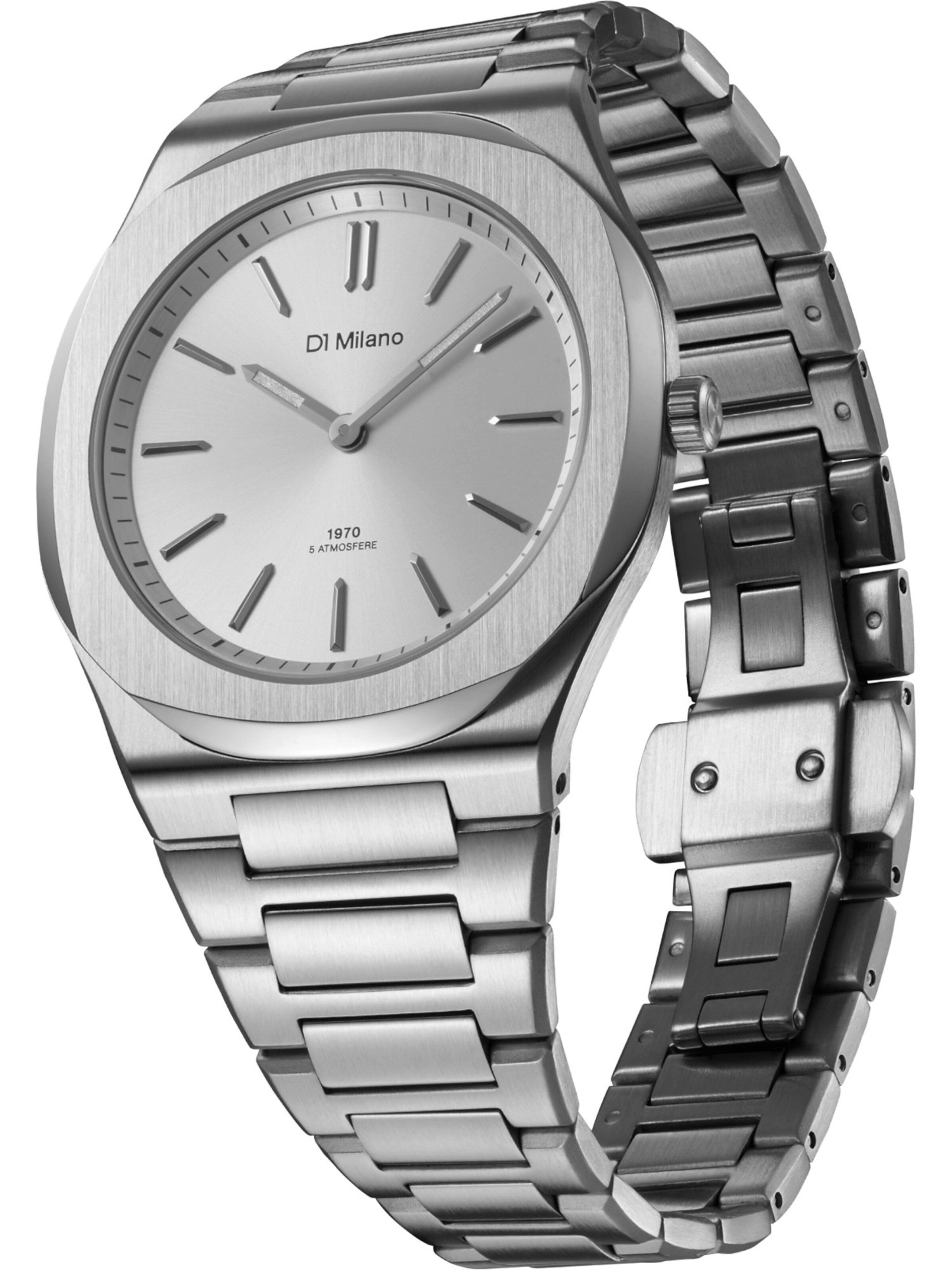 D1 Milano Analog Watch in Silver