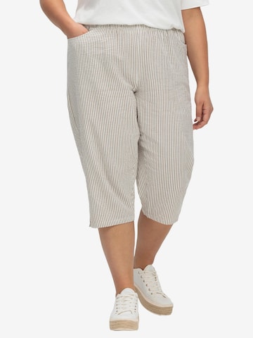 SHEEGO Regular Pants in Beige: front