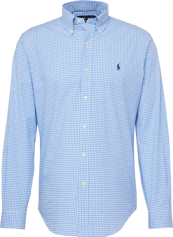 Polo Ralph Lauren Regular Fit Hemd in Blau Weiß