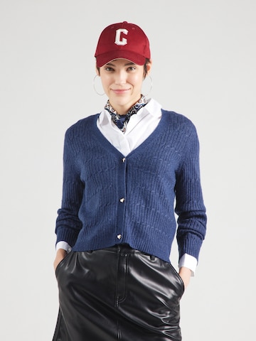 ONLY Gebreid vest 'ONLKATIA' in Blauw: voorkant